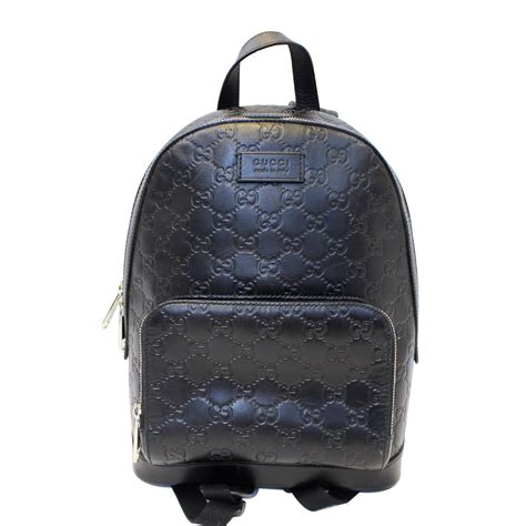 gucci stripred backpack|gucci signature leather backpack black.